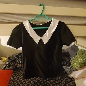 Wensday adams collar shirt